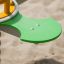 Green seat of the Clover Spring Rider (2 Seats) playground equipment.