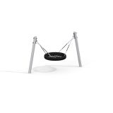 Bird Nest Single Swing 2 Posts (Metal)