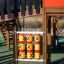 Wooden play structure with Tic Tac Toe game for children.