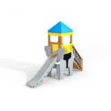 Elephant playhouse with slide