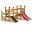 Playground set Maluch (uv) with slides and climbing structure.