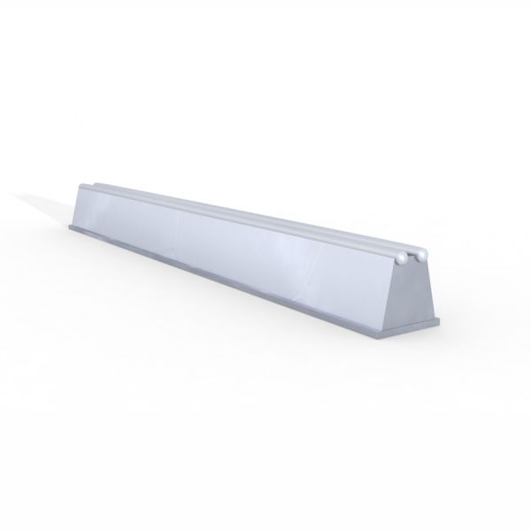 Curb Horizontal - elongated concrete barrier for parking lots and road delimitations