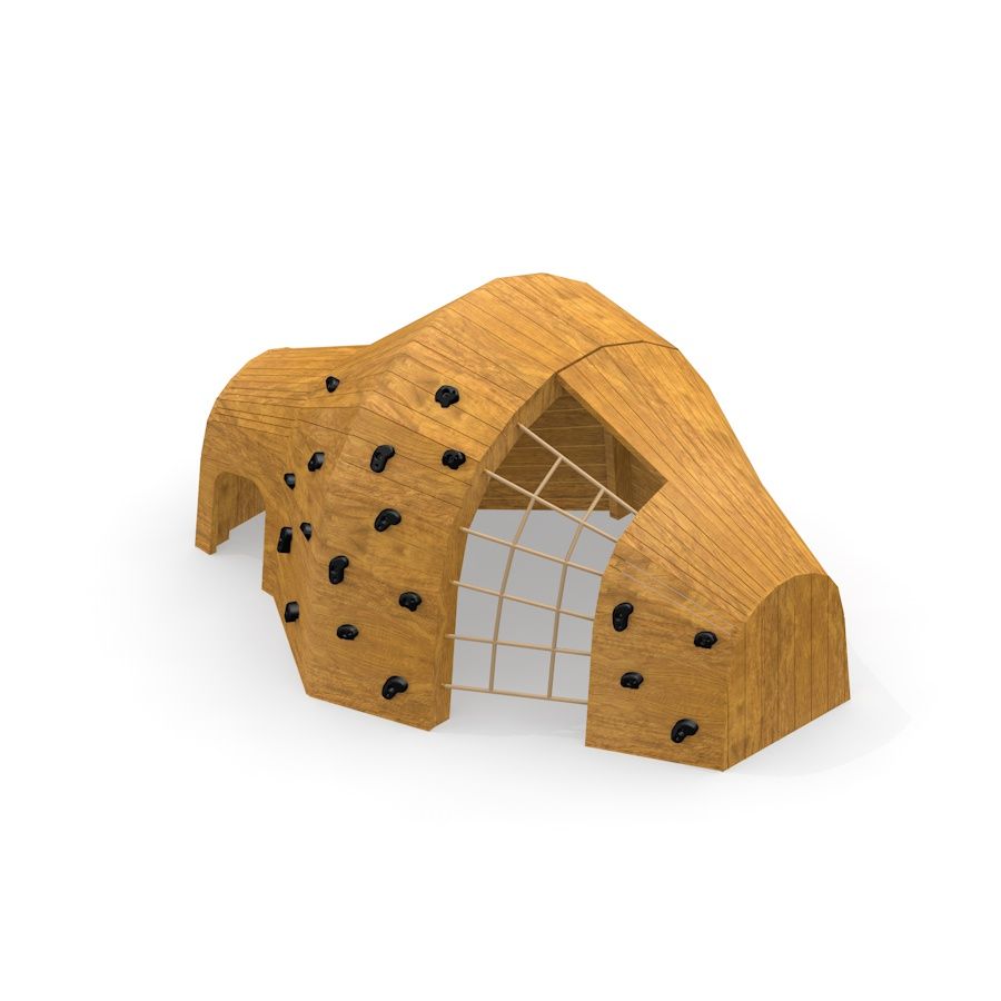 góra drewniana wspinaczka dla dzieci plac zabaw