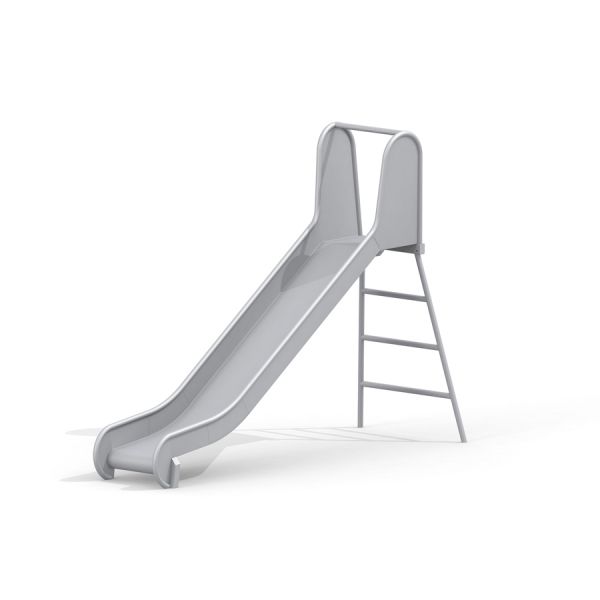Children's playground slide with ladder.