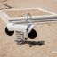 Children's spring rocker within Sandbox.