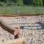Palisade Horizontal (running meter) used as a playground border in a sand play area