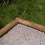 Palisade Horizontal (running meter) wooden edge for playground or garden area
