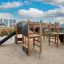 Square Play Nature - wooden playground equipment with slides, ladders, and climbing nets