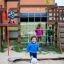 Children playing in Sandbox Nature at a playground.
