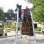 Children climbing on Medusa steel structure at a playground.