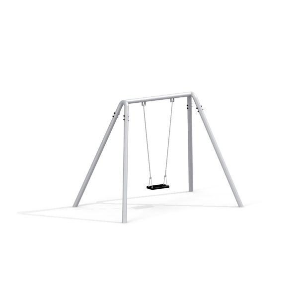 Silver Single Swing with A-frame design
