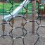 Yellowstone wooden playhouse climbing net and slide playground equipment