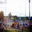 Children playing on Seesaw in a playground.
