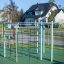 Steel-climbing structure Dolphin steel structure in a playground.