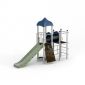 Beetle playhouse with slide, steel structure