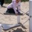Child playing on Kentucky playground equipment.