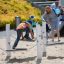 Children playing on the Kentucky playground equipment.