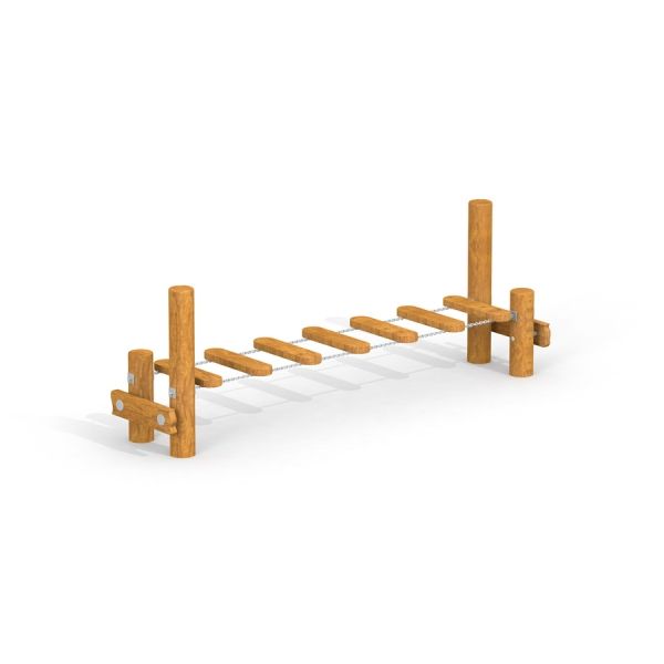 Sintra wooden balance beam for playgrounds.