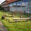 Kongo outdoor wooden obstacle course for children in a playground