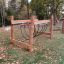 Outdoor playground equipment Kongo for kids in a park.