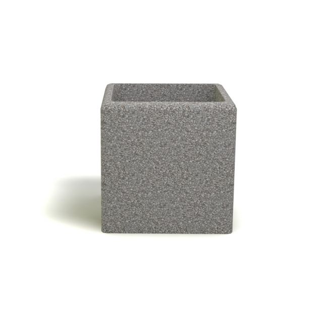Concrete square planter Rosaly.