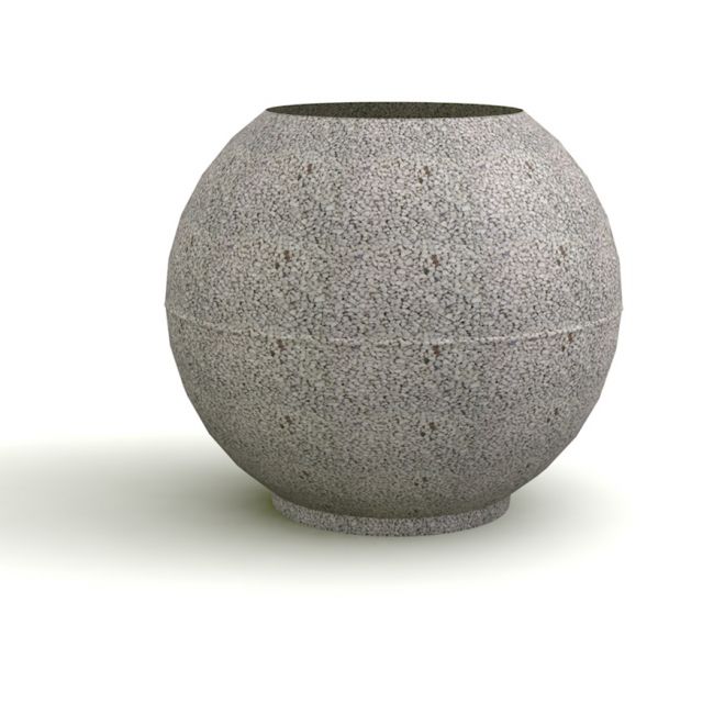 Concrete spherical planter Globe.