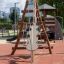 Tipi I climbing net on playground