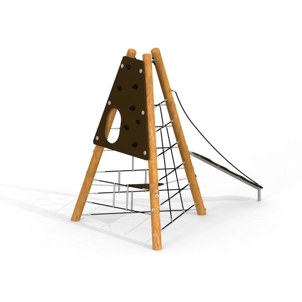 Outdoor climbing net for kids, Tipi II climbing net.