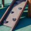 Climbing ramp for Knight's Castle Nature playhouse with slide.