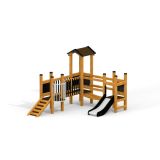 Fortress Nature  playhouse with slide