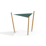 Sun Shade Triangle 3x3x3 Pioneer (Larchwood)