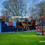 Bounty ship with slide on a children's playground