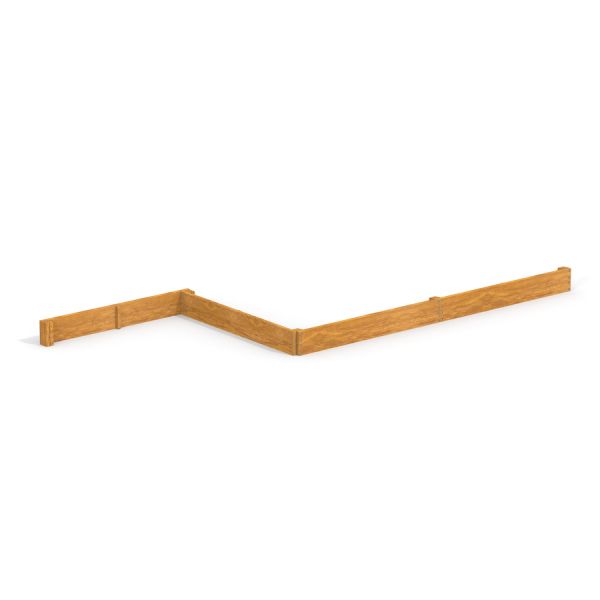 Larch Board Section (running meter) in L-shape