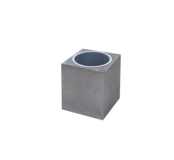 Modern Vega bin with minimalist concrete design.