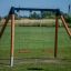 Swing Frame (double swing) on a grassy field