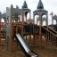 Playground equipment Windsor castle with slide.