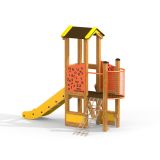 Pixie playhouse with slide
