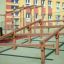 Climb Obstacle wooden ladder in a playground setting