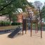 Tires (10 pcs) on an outdoor playground setup with various equipment in a park setting.