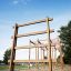 Step And Climb wooden ladder in outdoor playground.