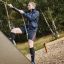 Man climbing Climbing Ramp steel structure.