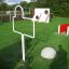 Outdoor training field setup with Aim Practice I equipment.