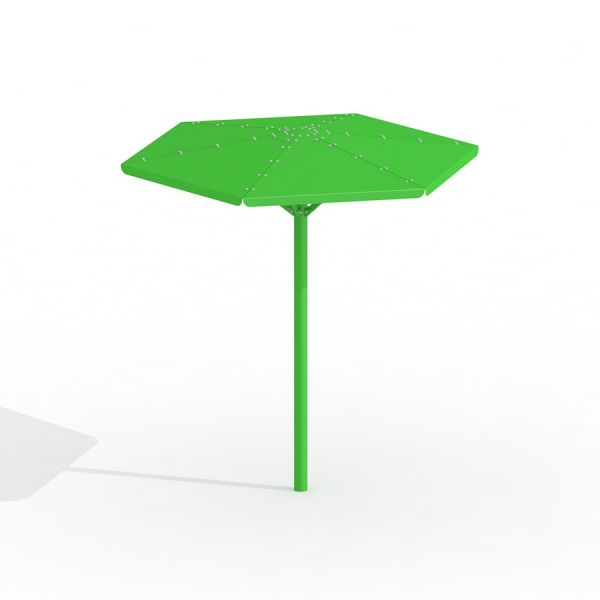 Green Umbrella playground decor.
