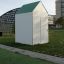 Playground Shelter structure in an urban park setting