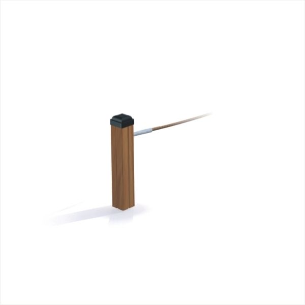 Wooden buffer separator for swings.