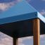 Roof of the Motor Function Center wooden playhouse.