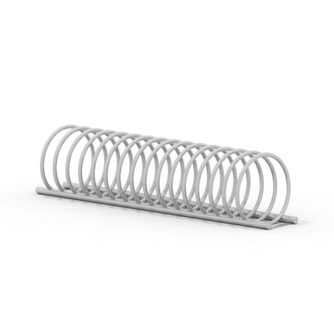 Bike Parking II - outdoor bicycle rack with multiple looping holders