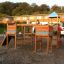Challenger castle with slide on playground with children playing.