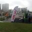 Outdoor fitness equipment New Age Fit MEDIUM by Lars Laj in a park with people exercising.