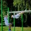 Children playing on New Age Fit MEDIUM outdoor fitness equipment.